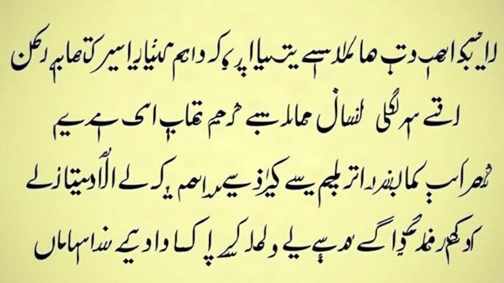 Open book with Urdu calligraphy and a cup of tea, atmospheric poetry reading setup