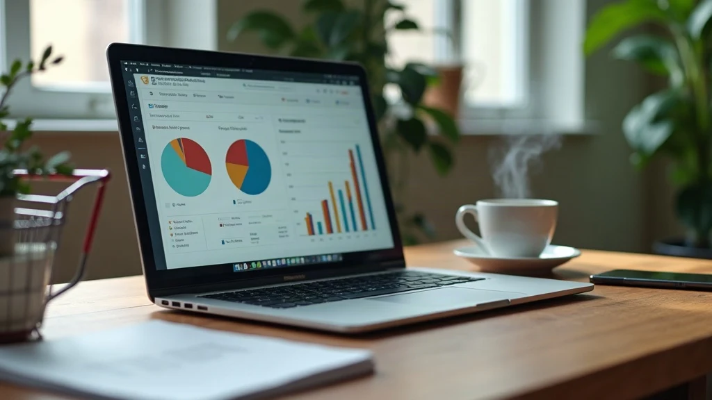 email marketing tools for ecommerce dashboard on laptop